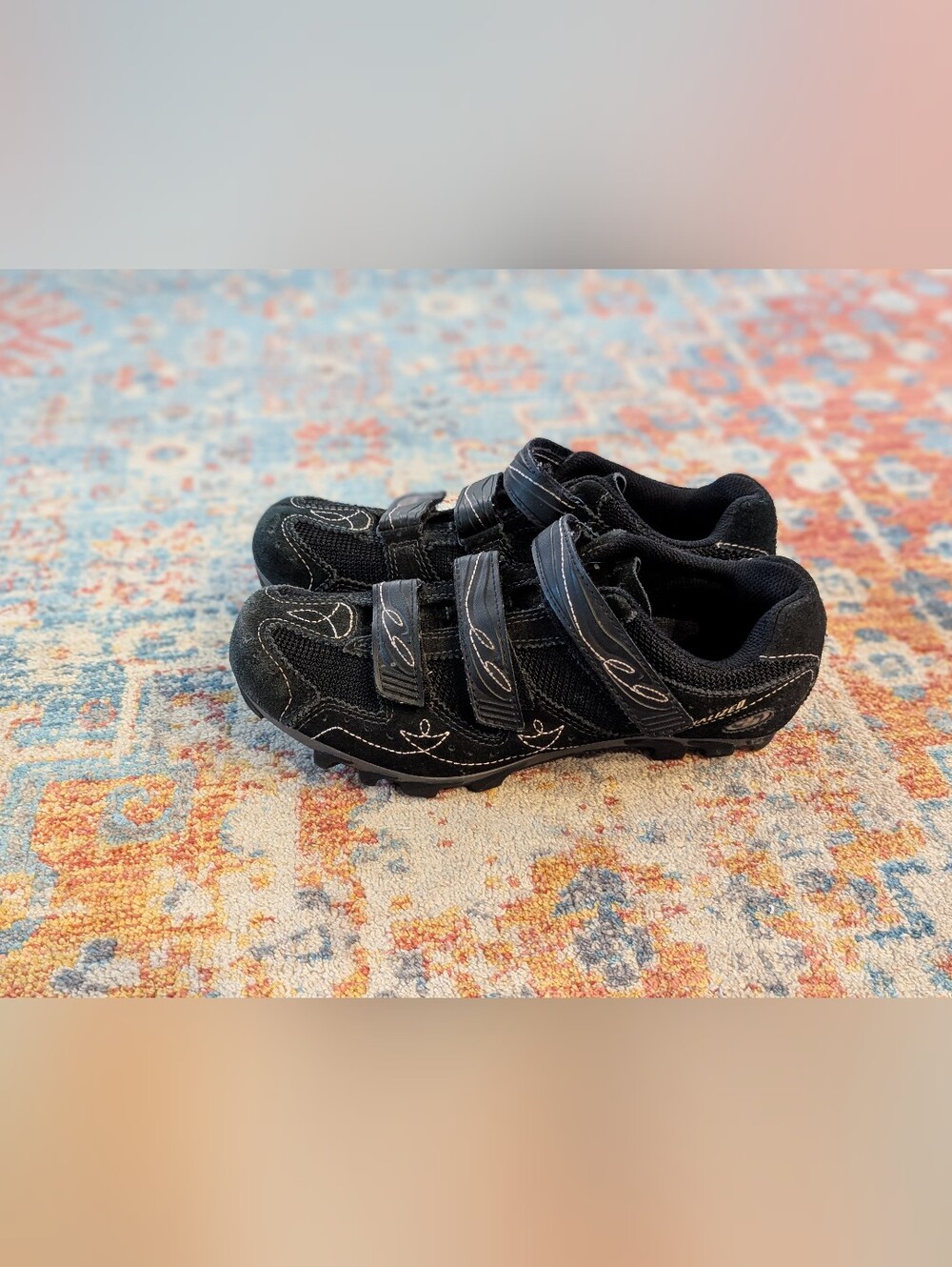 Specialized Riata MTB Cycling Shoes Women's Size 41 US 9.5 Suede Panels Black